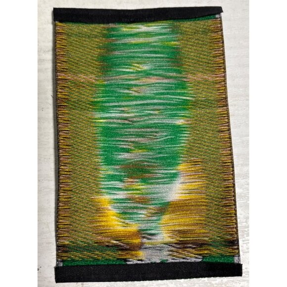 Tiger Embroidered Patch With Green Edge For Jackets Backpacks 4 x 2.5" - Picture 5 of 7
